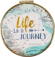 Taschenspiegel "life is a journey"