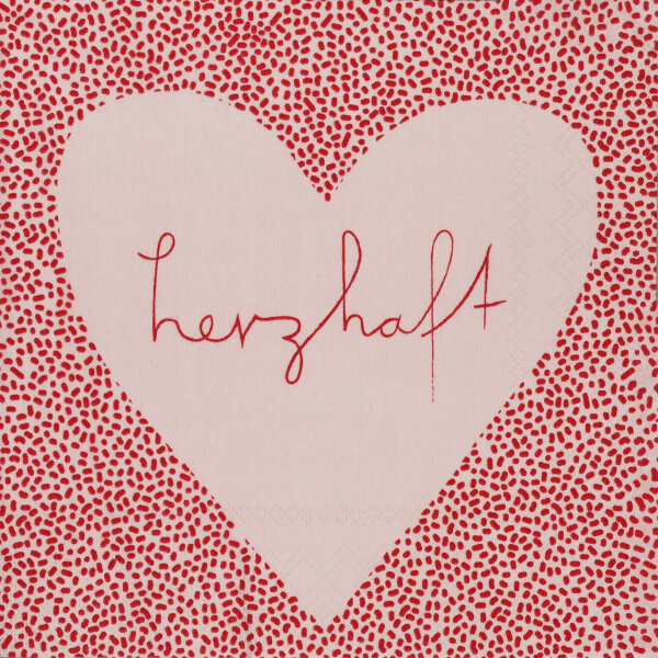 Serviette Herzhaft