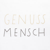 Serviette Genussmensch