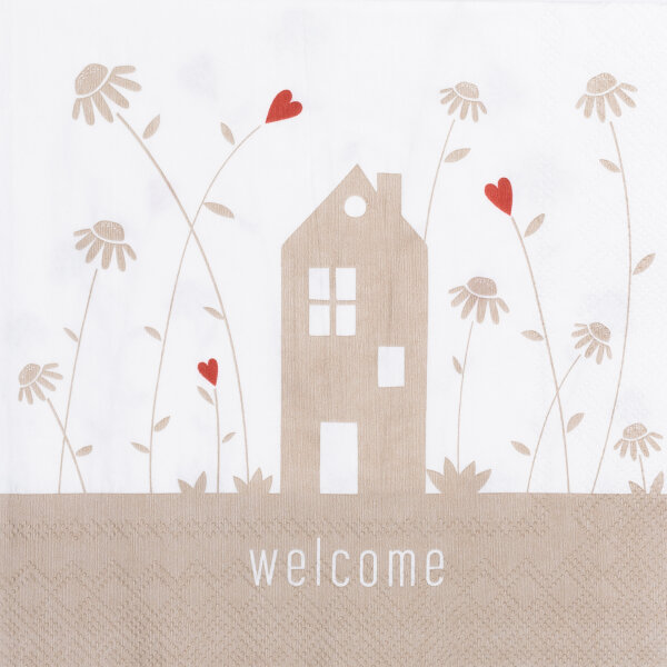 Serviette Welcome