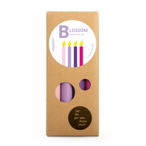 4er Kerzenset BLOSSOM