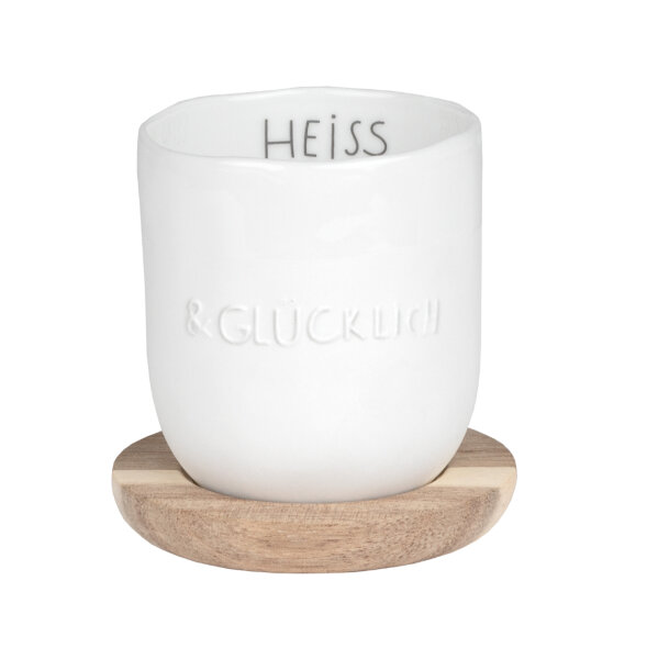 Tasse Heiss & Glücklich