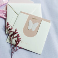 Transparentmotiv Karte – Schmetterling