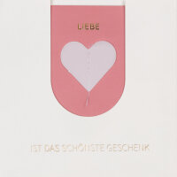 Transparentmotiv Karte – Herz