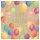 Servietten Organics – Happy Birthday Luftballons