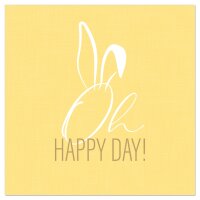 Servietten – Oh happy day gelb