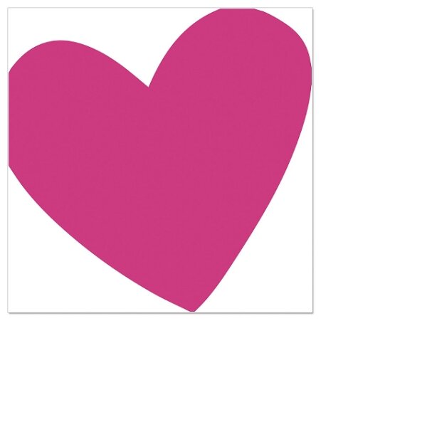 Cocktailservietten – Herz pink