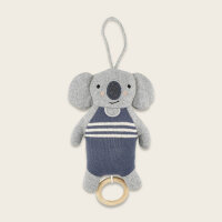 Strickspieluhr Koala blau