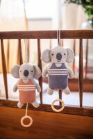 Strickspieluhr Koala blau