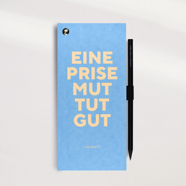 Schreibset - eine Prise Mut