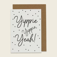 Klappkarte “Yippie Yippie Yeah” - mit...
