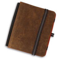 TB iPad Leder/Filz +3Klammern – orange