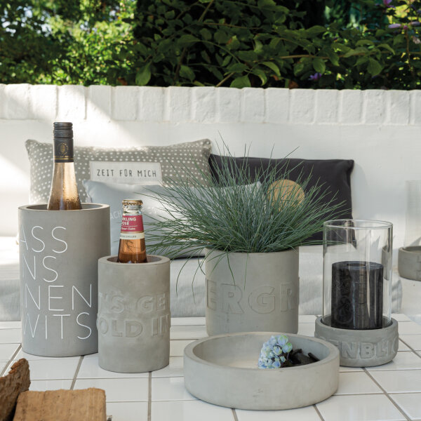 Betonwindlicht "Augenblick"