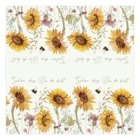 Cocktailservietten – Sonnenblumen