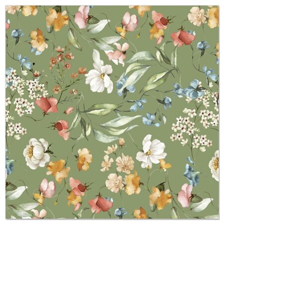 Cocktailservietten – Blüten pistazien