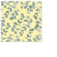 Cocktailservietten – Eukalyptus gelb