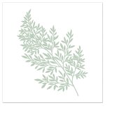 Cocktailservietten – Farn lindgrün