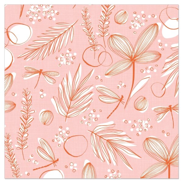 Servietten - Libellen nude