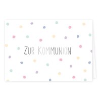 Klappkarte – Zur Kommunion