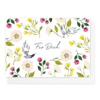 Klappkarte – Blütenpracht