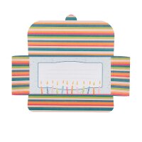 Geschenkumschlag – Kerzen, best wishes