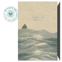 Klappkarte - Trauer Herzliches Beileid