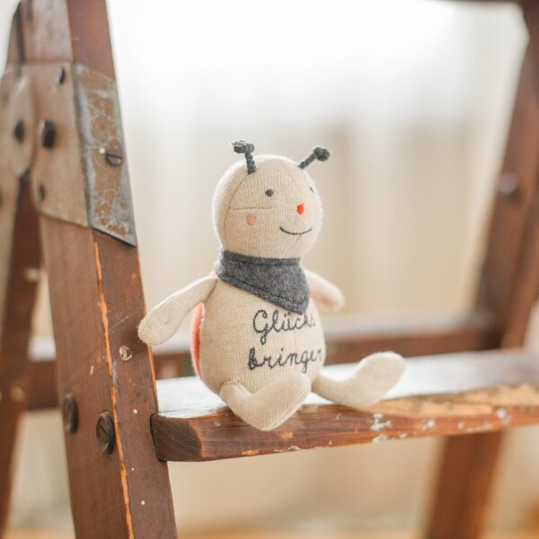 Marienkäfer "Glücksbringer" creme/rot/anthrazit