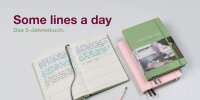 Some lines a day -  Fünfjahresbuch, lilac