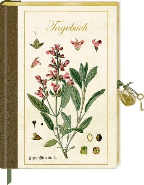 Tagebuch mit Schloss: Sammlung Augustina