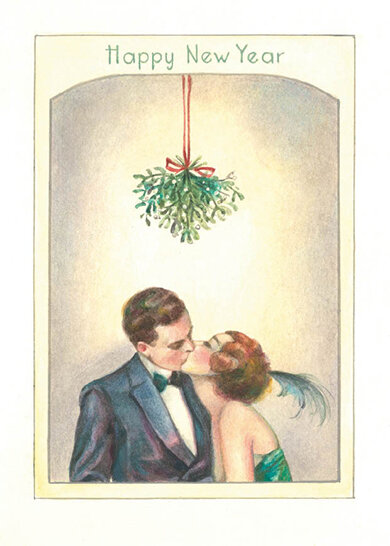 Bomo Klappkarte mit Kuvert - Happy New Year