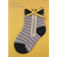 Karte - XL Sparstrumpfkarte "Herzlichen...