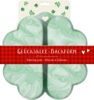 Backform aus Silikon - Glücksklee - Viel Glück