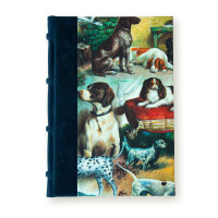 Halb-Leder Journal – Hunde