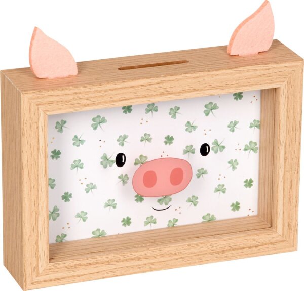 Sparschwein Bilderrahmen - Viel Glück