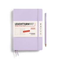 Wochenkalender & Notizbuch Medium A5 2025 lilac,...