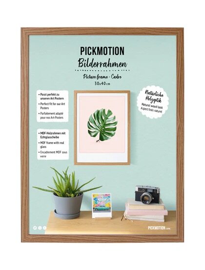 Bilderrahmen Holzoptik hell