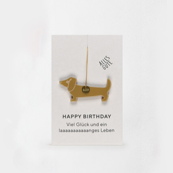 Glücksbringer Dackel