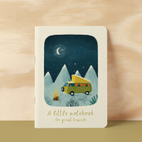 Notizbuch Öko - Reisenotizbuch A6 Campingbus