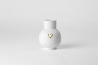 Kugelvase "Herz Gold"