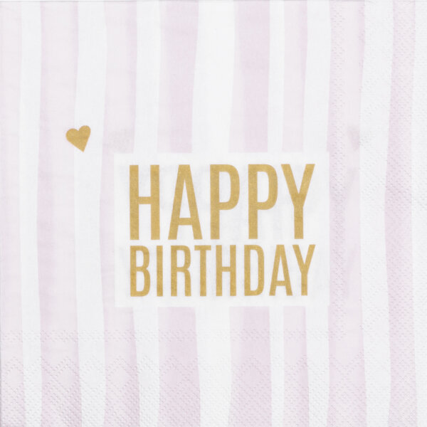 Servietten Happy birthday