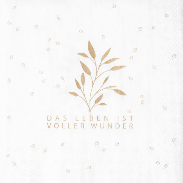 Cocktailservietten – das Leben ist voller Wunder