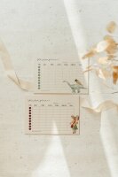 Stundenplan A5 aus Holzschliffpappe