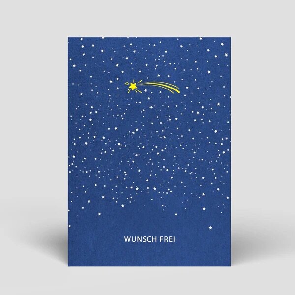 Postkarte Geburtstag "Wunsch frei"