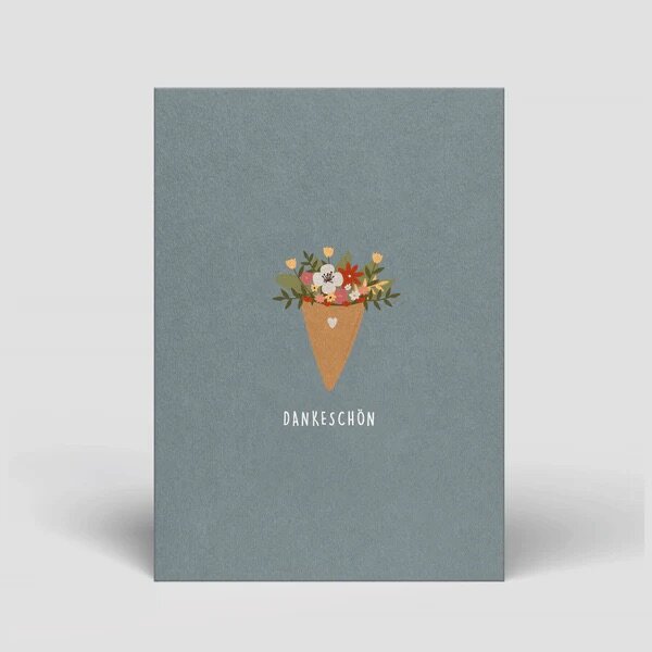 Postkarte Dankeschön