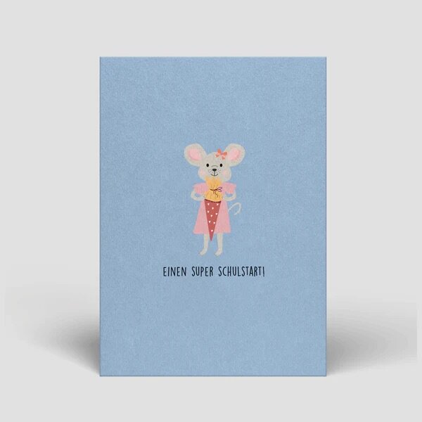 Postkarte Einen super Schulstart!