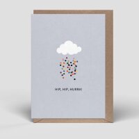 Klappkarte "Konfettiregen"