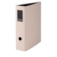 Ordner 8,5 cm mit Hebelmechanik und Schild; powder