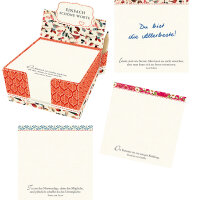 Zettelkästchen schöne Worte