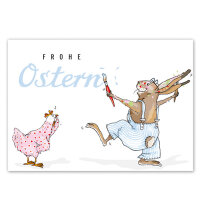 Postkarte Pinselhase