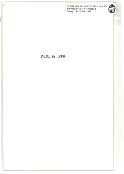 Karte MR. &  MR.